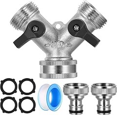 Opciones alternativas a distribuidores y derivadores para riego de jardín