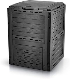 Guía para montar un compostador de jardín de madera ventilado