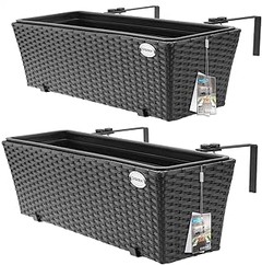 Comparativa de Jardineras Rectangulares para Barandillas: Materiales y Recomendaciones