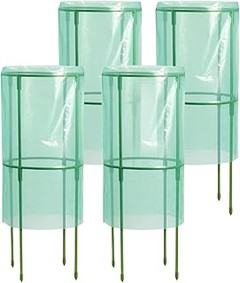 ¿Cómo impactan los tubos protectores en el crecimiento de las plantas?