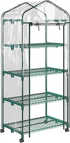 Opiniones de usuarios sobre invernaderos de terraza tipo estantería