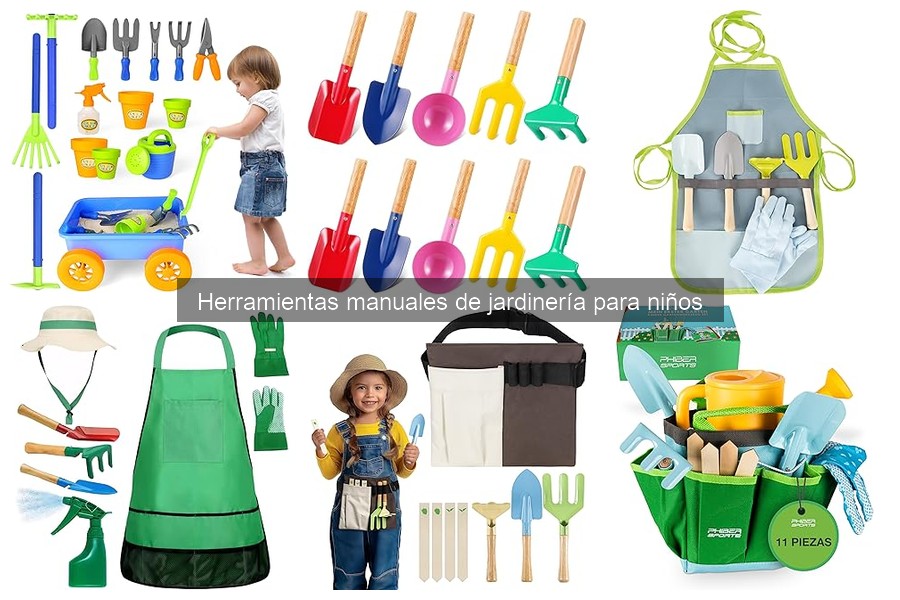 Actividades de jardinería con herramientas para niños