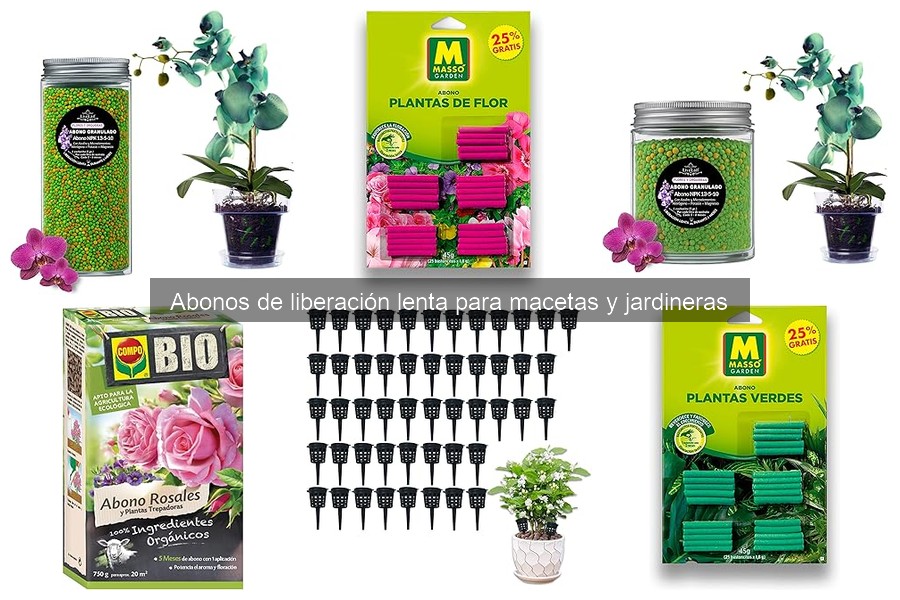 ** Alternativas a abonos de liberación lenta para jardineras