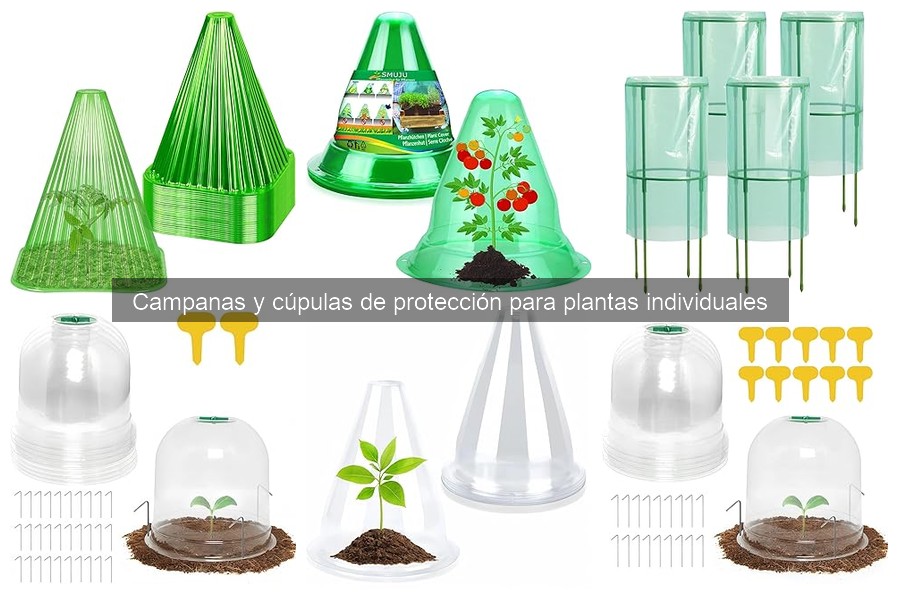 Alternativas a campanas y cúpulas de protección para plantas