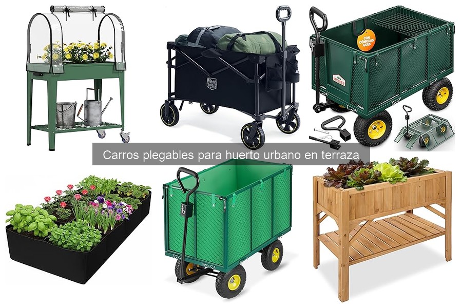 Alternativas a carros plegables para huerto urbano
