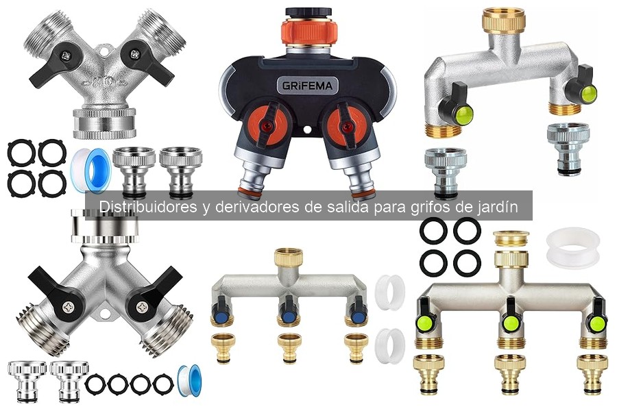 Alternativas a distribuidores de riego para jardín