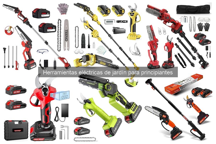 Alternativas a herramientas eléctricas para jardines pequeños