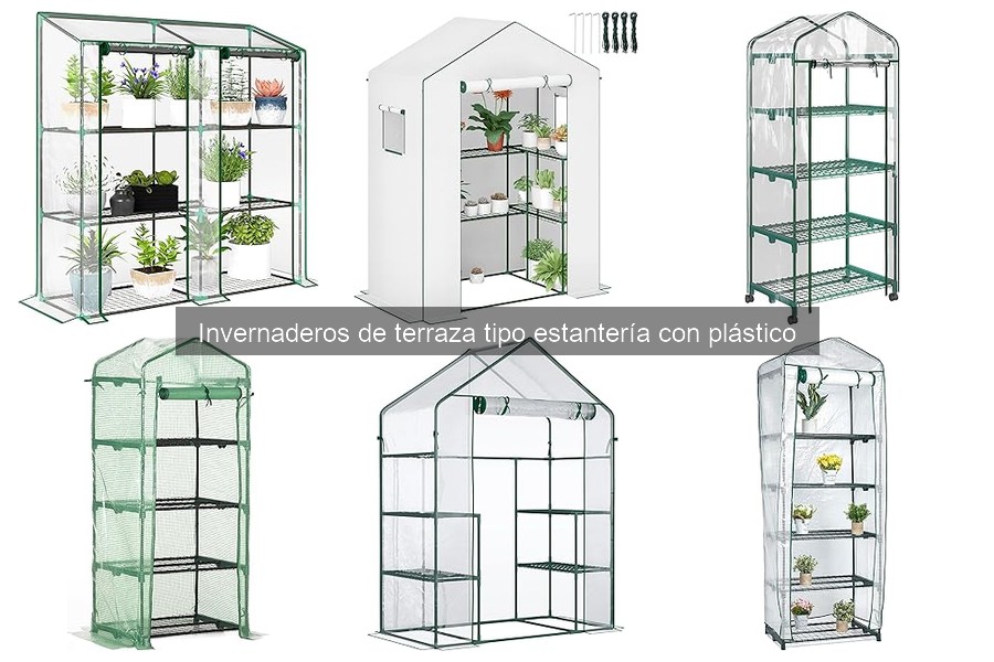 Alternativas a invernaderos de terraza tipo estantería
