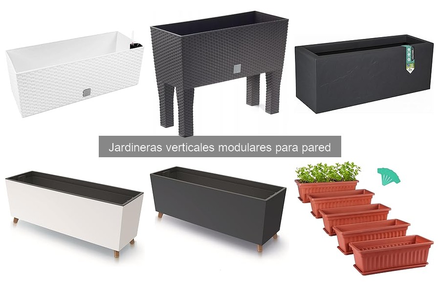 Alternativas a jardineras verticales modulares para cultivar