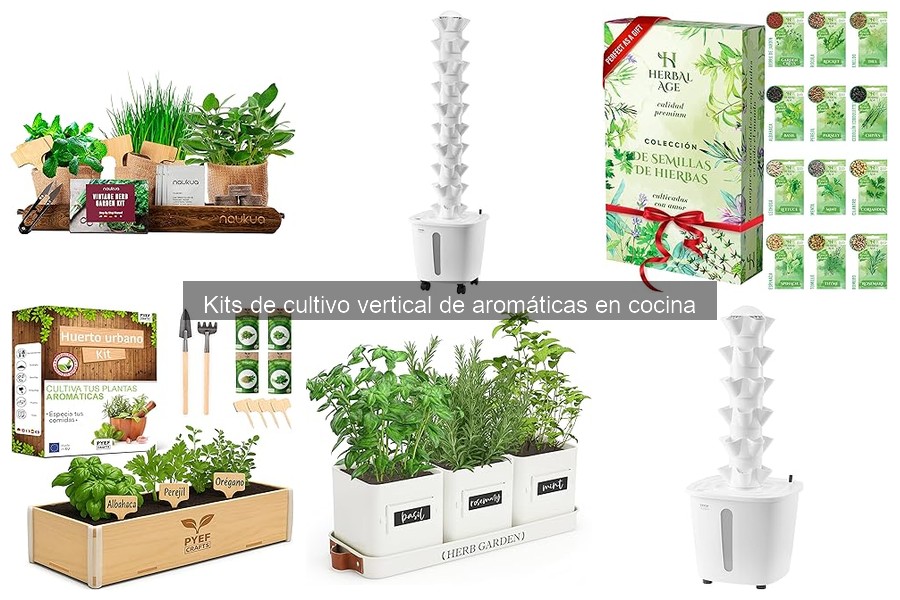 Alternativas a Kits de Cultivo Vertical de Aromáticas