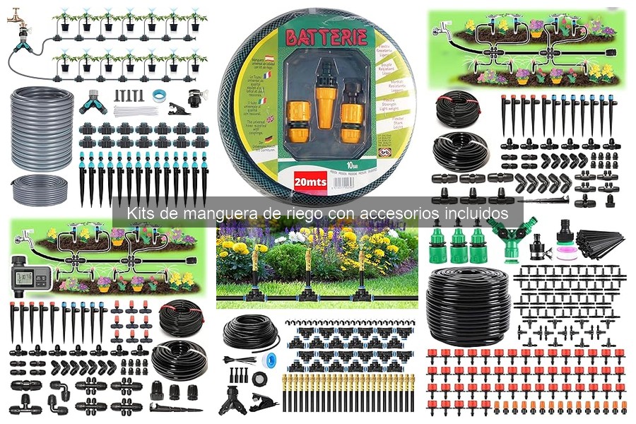 Alternativas a kits de manguera de riego para jardines
