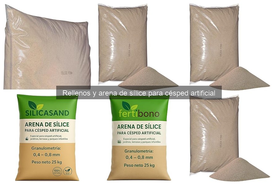 Alternativas a la Arena de Sílice en Césped Artificial