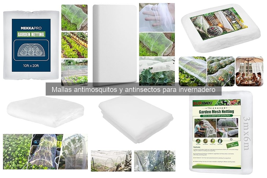 Alternativas a las mallas antimosquitos en invernaderos