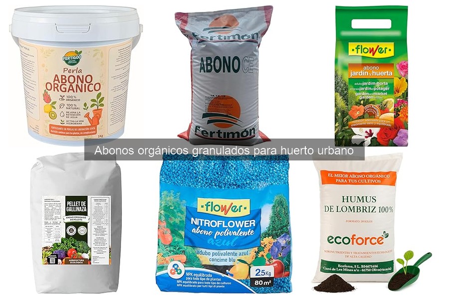 Alternativas a los Abonos Orgánicos Granulados para Huertos