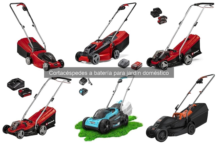 Alternativas a los cortacéspedes a batería para jardines