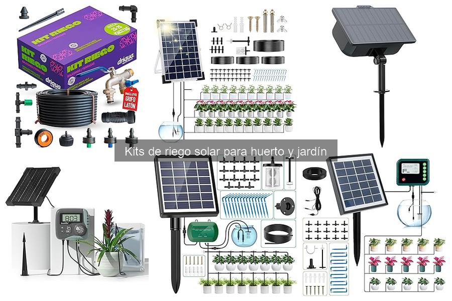 Alternativas a los kits de riego solar para huertos y jardines