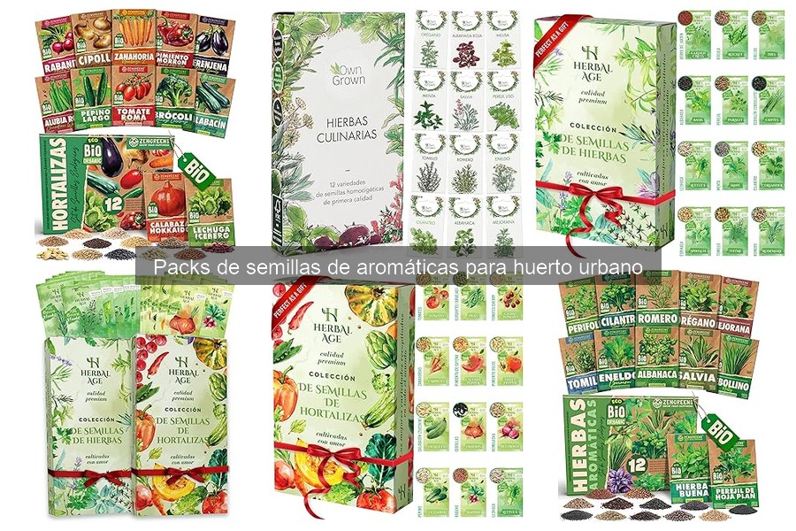 Alternativas a los packs de semillas de aromáticas