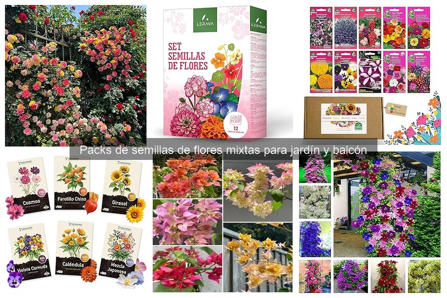Alternativas a los packs de semillas de flores mixtas