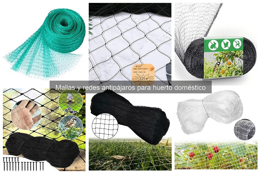 Alternativas a mallas antipájaros para tu huerto doméstico