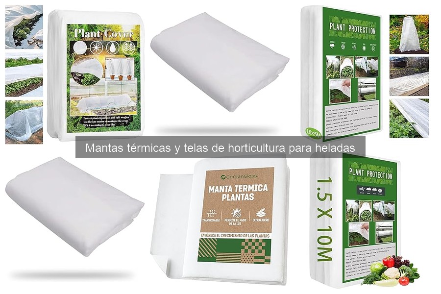 Alternativas a mantas térmicas para heladas en jardinería