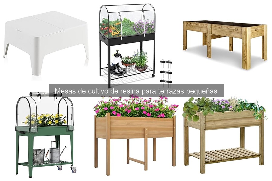 Alternativas a mesas de cultivo de resina para pequeños jardines