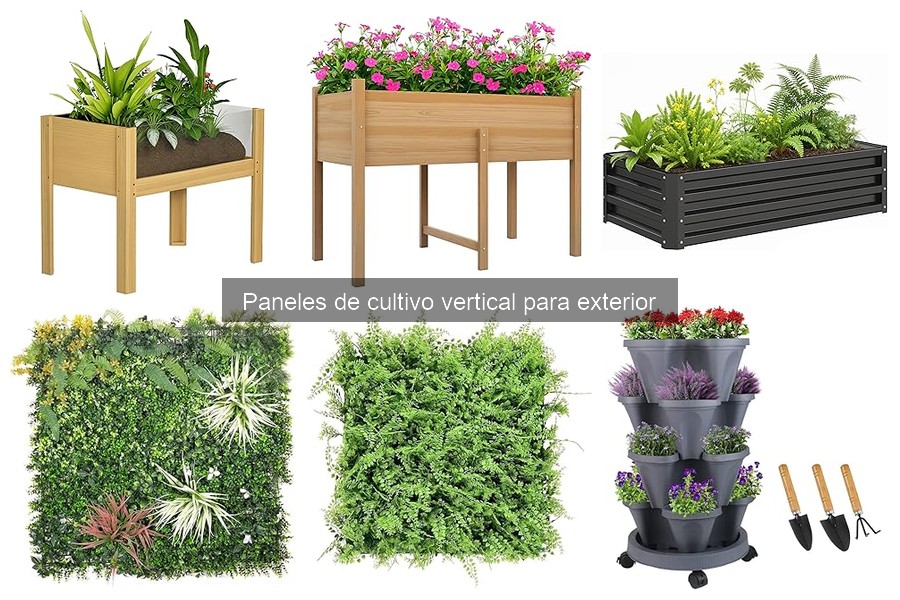 Alternativas a paneles de cultivo vertical para balcones