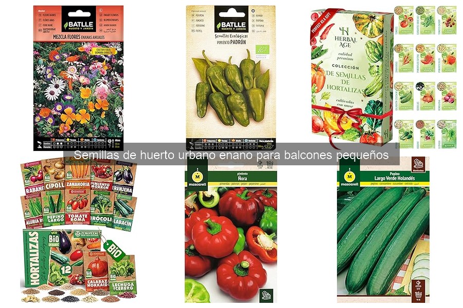 ** Alternativas a semillas convencionales para huertos enanos