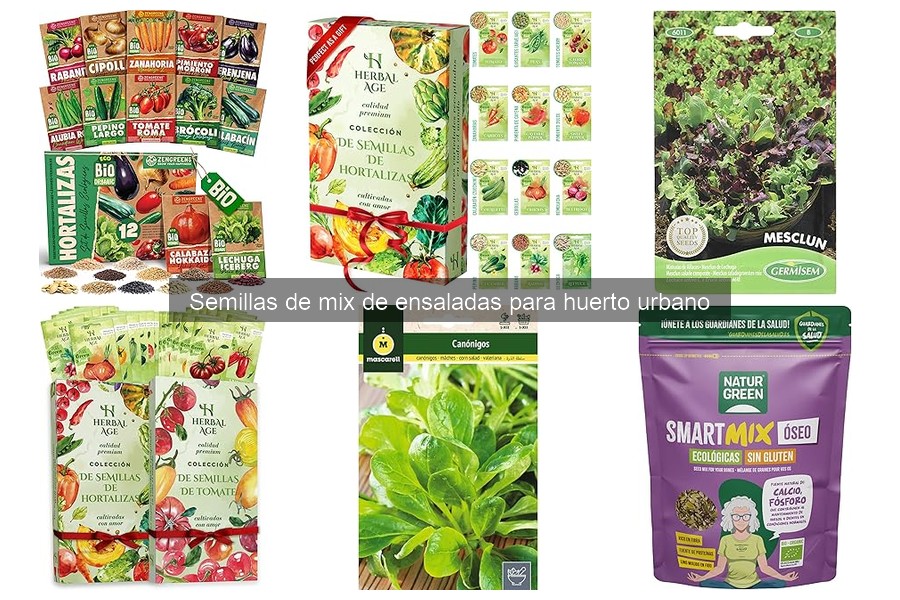 Alternativas a Semillas de Mix de Ensaladas para Huertos