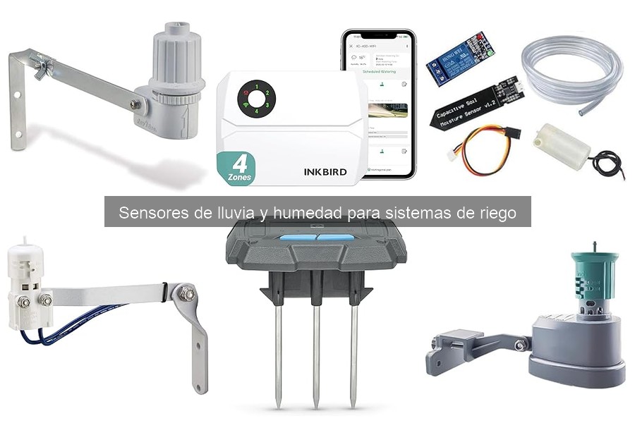 Alternativas a sensores de lluvia y humedad para riego