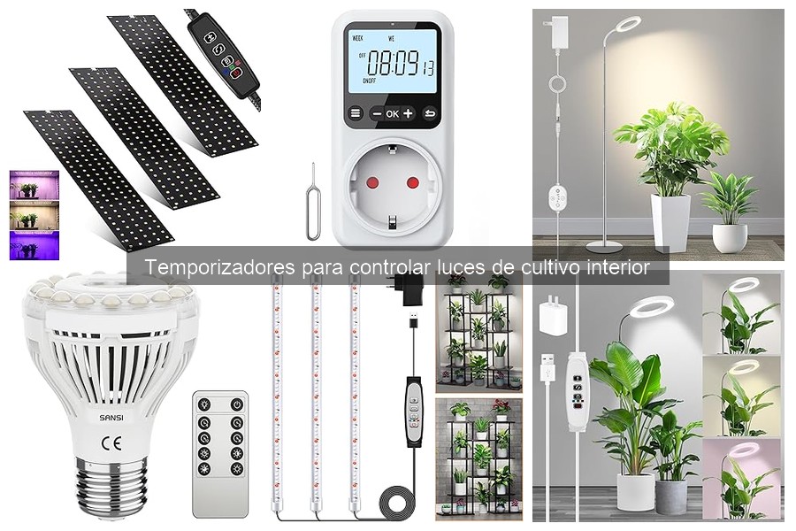 Alternativas a temporizadores tradicionales para luces de cultivo