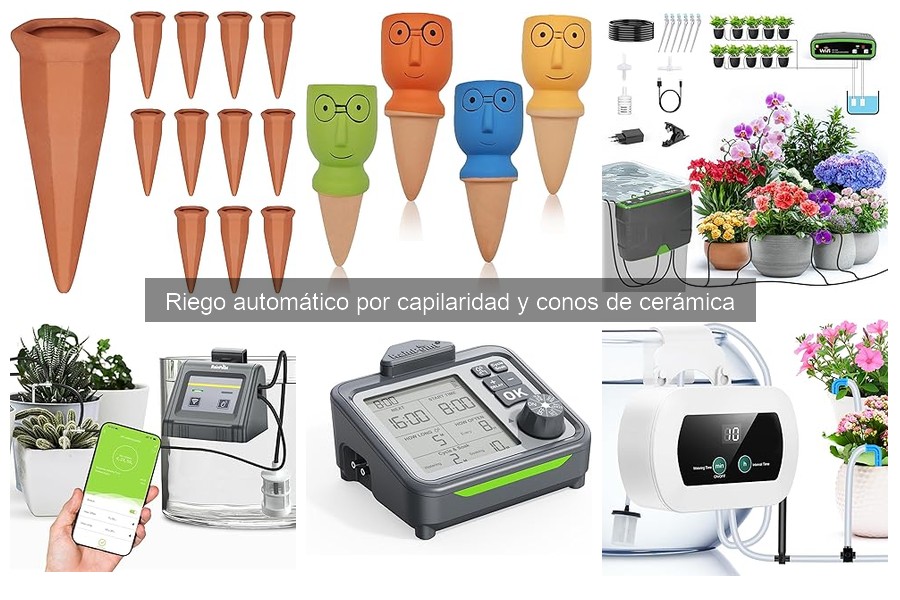 Alternativas al riego automático por capilaridad para jardines