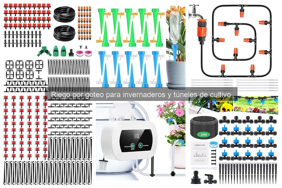 Alternativas al riego por goteo en invernaderos