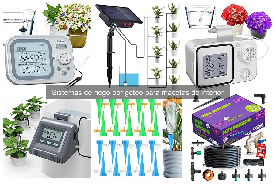 Alternativas al riego por goteo para macetas de interior