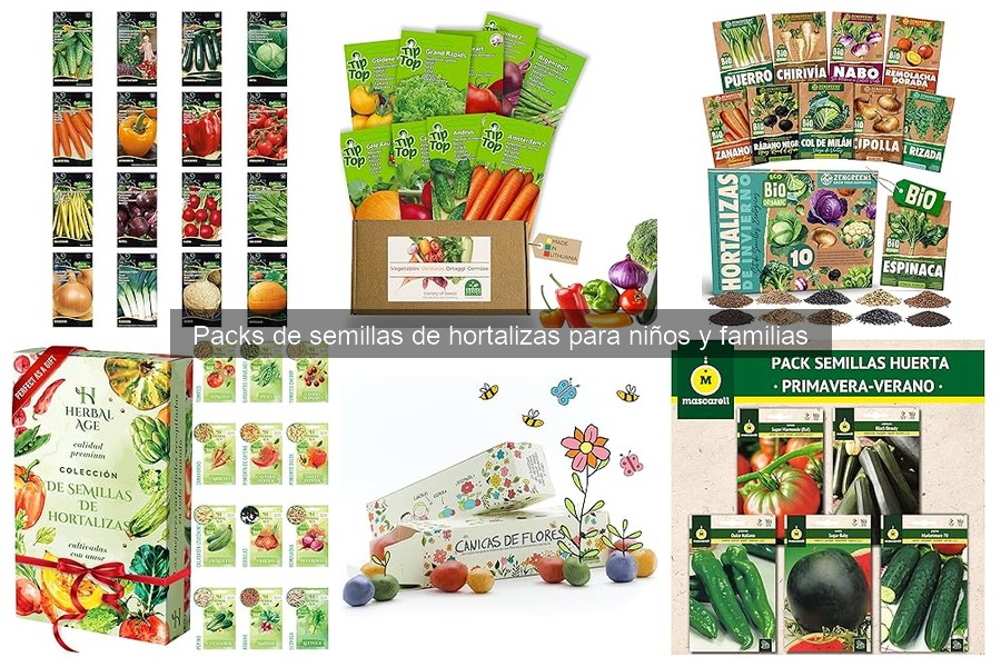 Alternativas creativas a los packs de semillas para niños