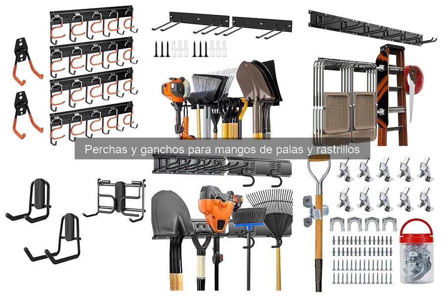 Alternativas creativas a perchas para herramientas de jardín
