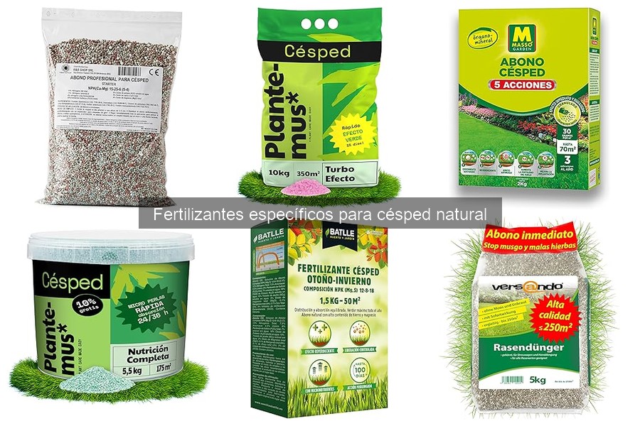 Alternativas naturales a fertilizantes para césped