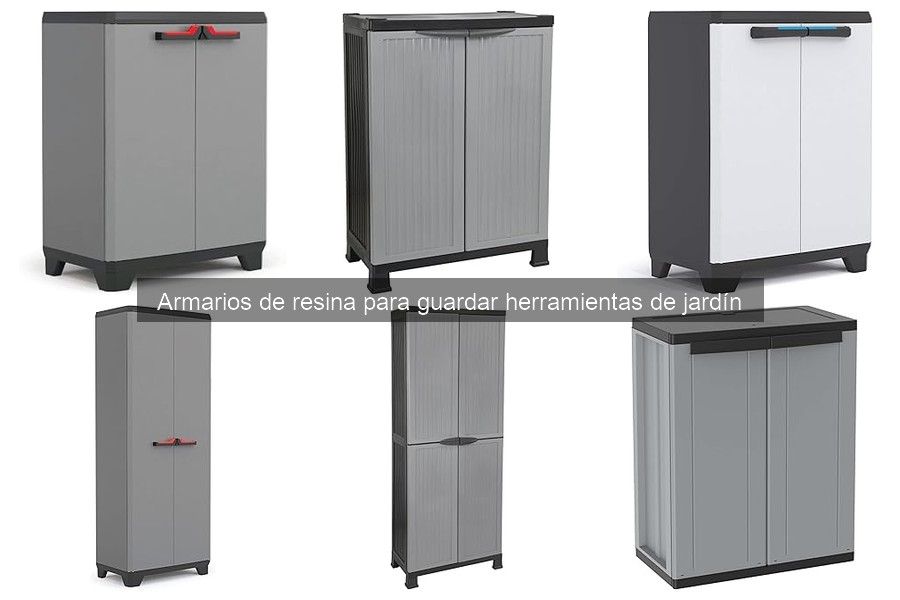 Armarios de resina para herramientas de jardín: características y beneficios