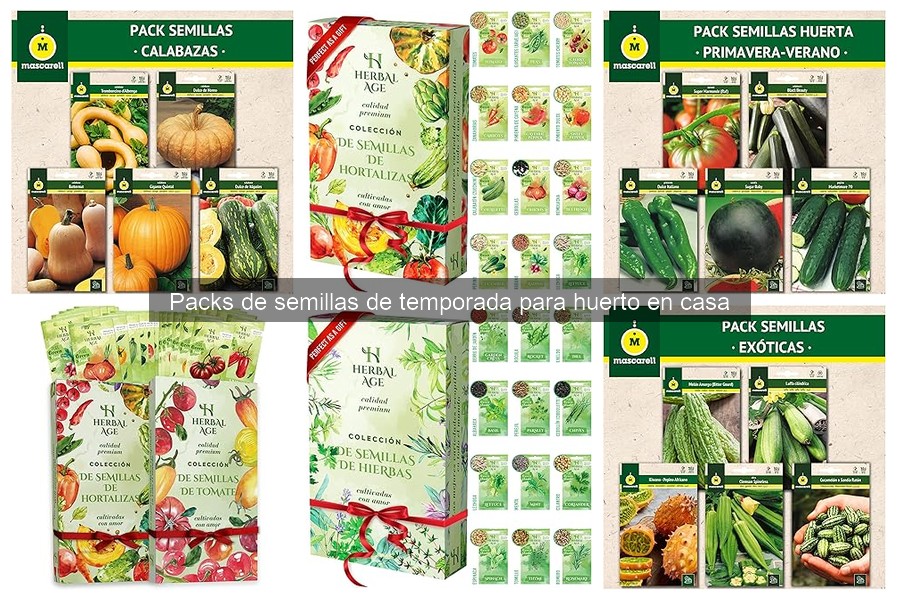 Beneficios de Cultivar con Packs de Semillas para Huertos