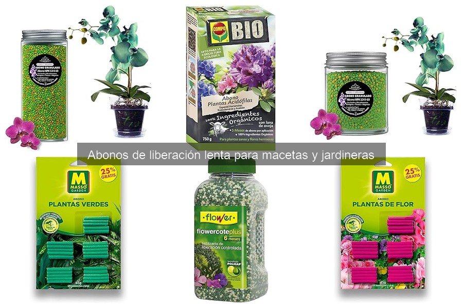 Características clave al comprar abonos de liberación lenta