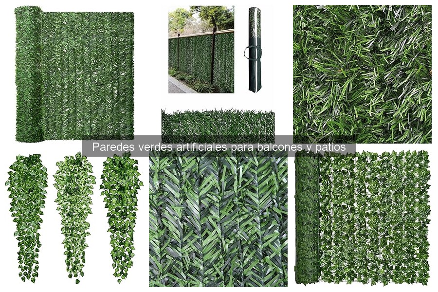 Combina Paredes Verdes Artificiales con Decoraciones de Exterior