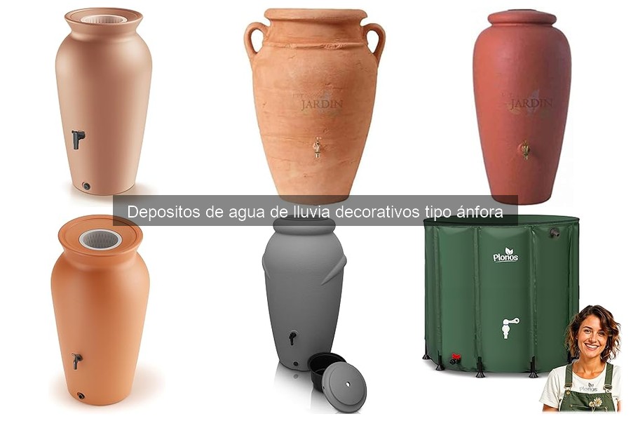 Cómo elegir el depósito de agua de lluvia decorativo adecuado