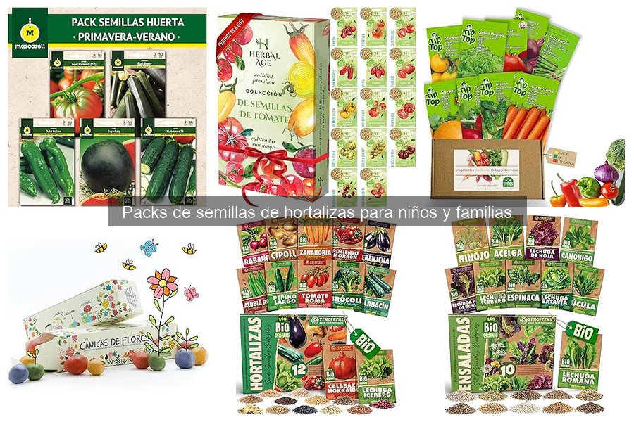 Cómo elegir el mejor pack de semillas de hortalizas para niños