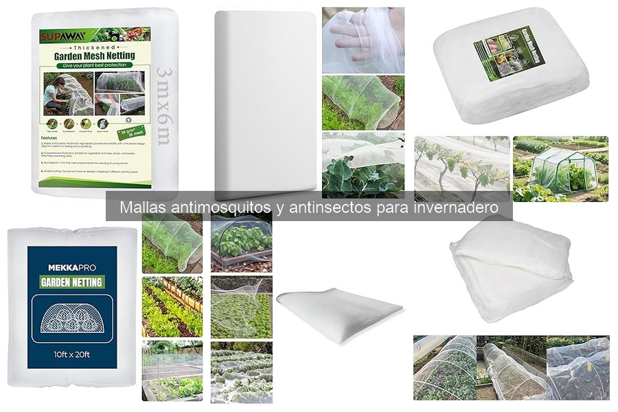 Cómo elegir la malla antimosquitos para invernadero