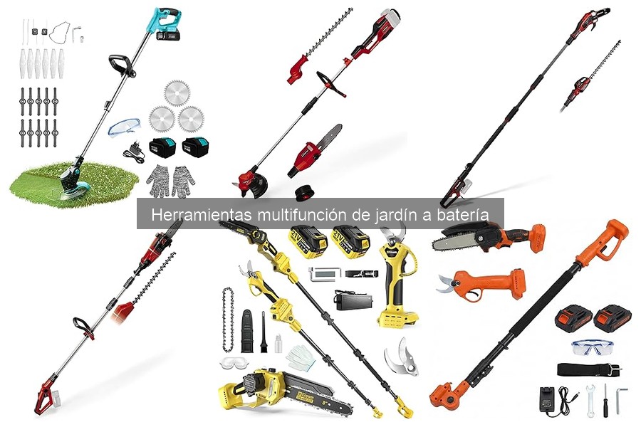 Cómo elegir la mejor herramienta multifunción de jardín a batería
