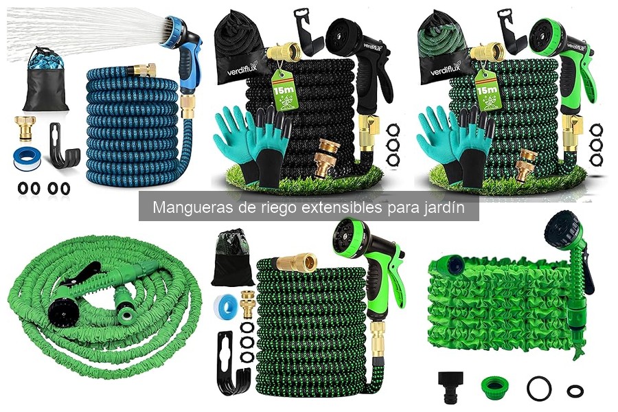 Cómo elegir la mejor manguera de riego extensible
