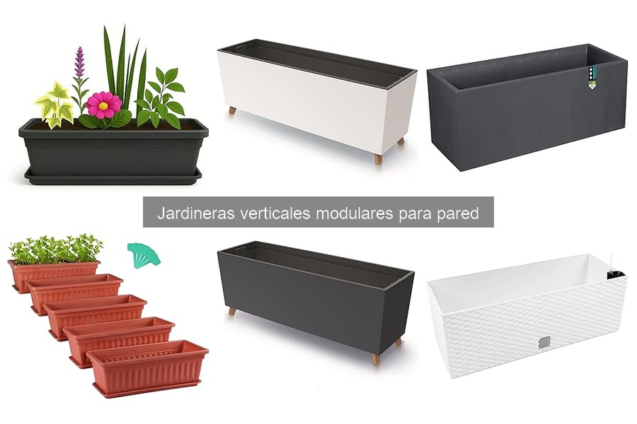 ** Cómo instalar jardineras verticales modulares en la pared
