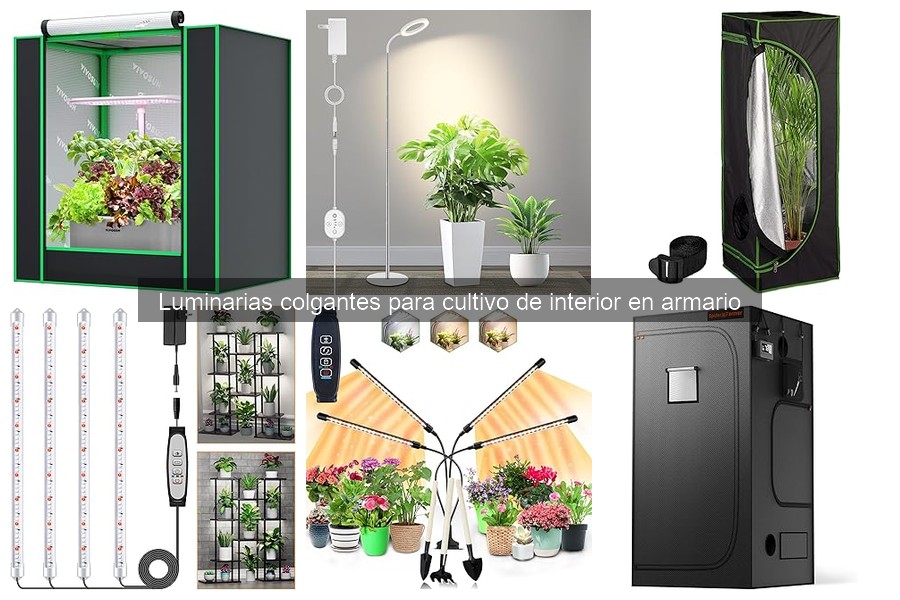 Cómo instalar luminarias colgantes para cultivo interior