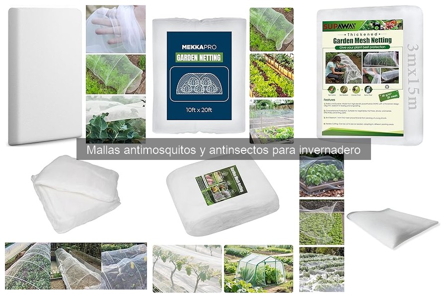 Cómo instalar mallas antimosquitos en invernaderos