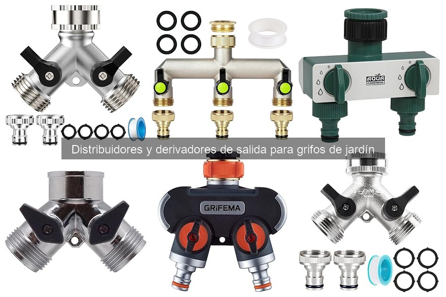 Cómo instalar un distribuidor de salida en grifos de jardín