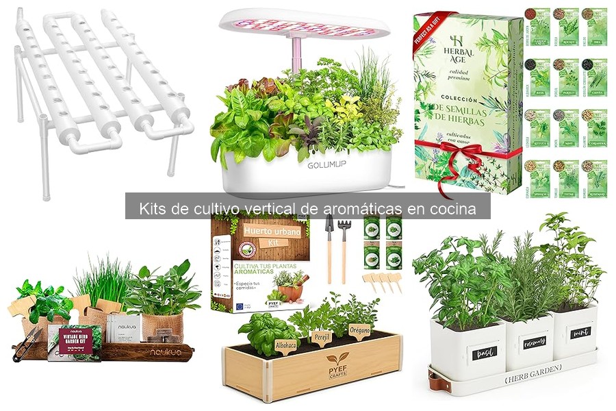 Cómo instalar un kit de cultivo vertical de aromáticas